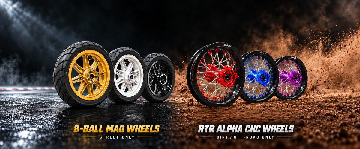 Level Up Your RTR: New 8-Ball Mag & Alpha CNC Wheels