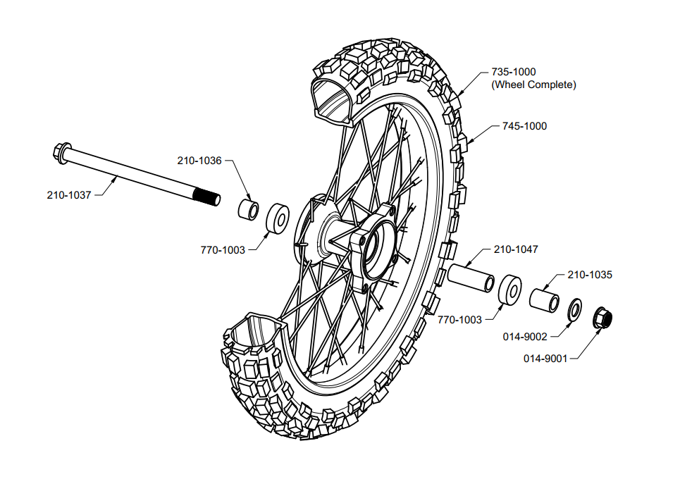 ETM RTR Lite Front Wheel – Electro & Company Inc.