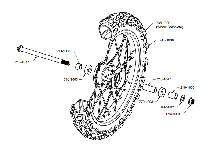 ETM RTR Lite Front Wheel – Electro & Company Inc.