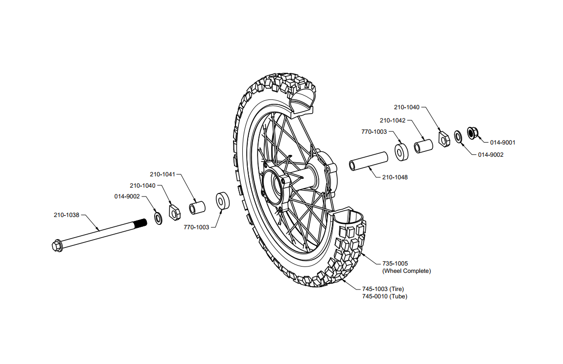 ETM RTR XL Rear Wheel – Electro & Company Inc.