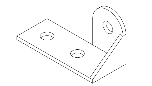 Throttle Cable Bracket -  E-Drift Kart