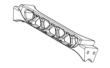 Cross Brace (Foot peg Mount) - RTR Alpha