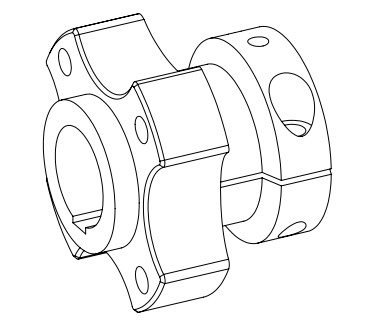 Sprocket Mount - E-Drift Kart