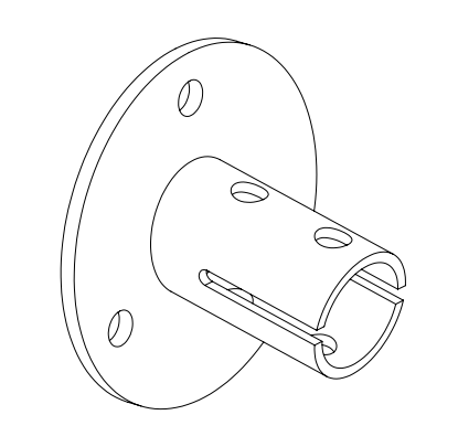 Steering Wheel Mount - E-Drift Kart
