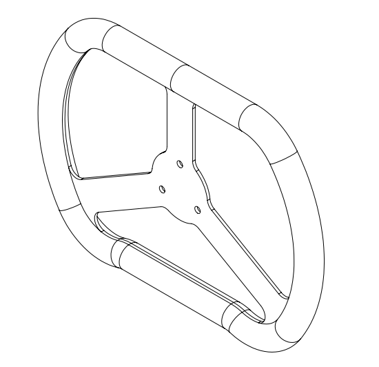 Steering Wheel - E-Drift Kart