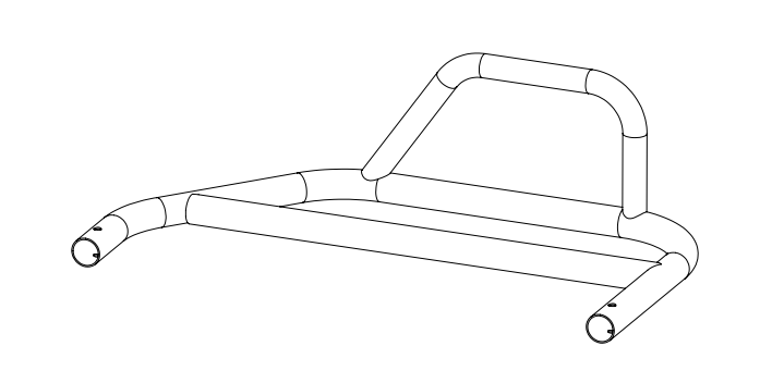 Right Bumper - E-Drift Kart