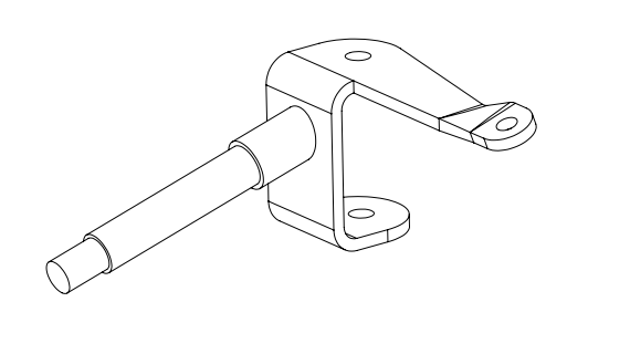 Spindle (Left) - E-Drift Kart