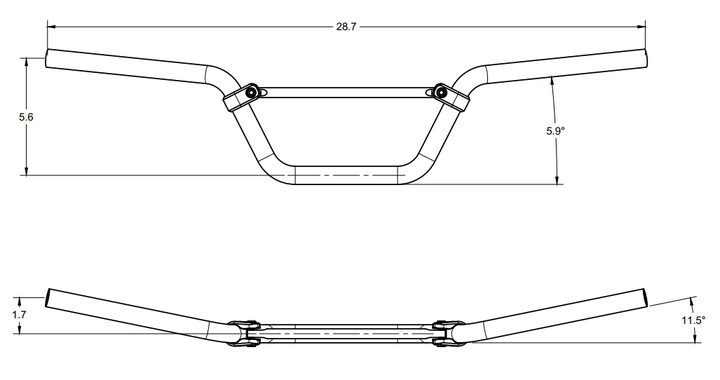 E&C Pit Bike High Bars