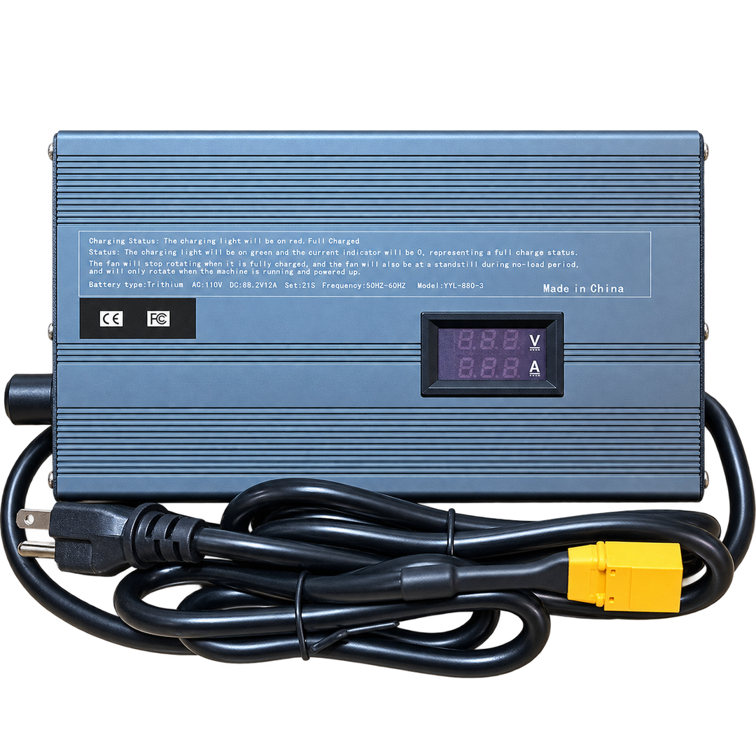 EMX 12A Charger isolated on a transparent background