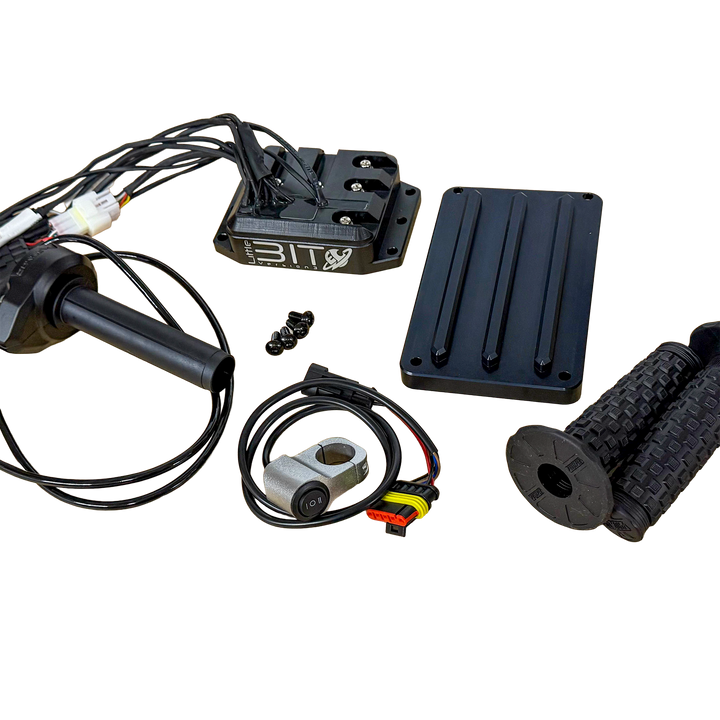 ETM RTR 13kW TruMoto 6+7 Mod Powertrain Kit isolated on a transparent background