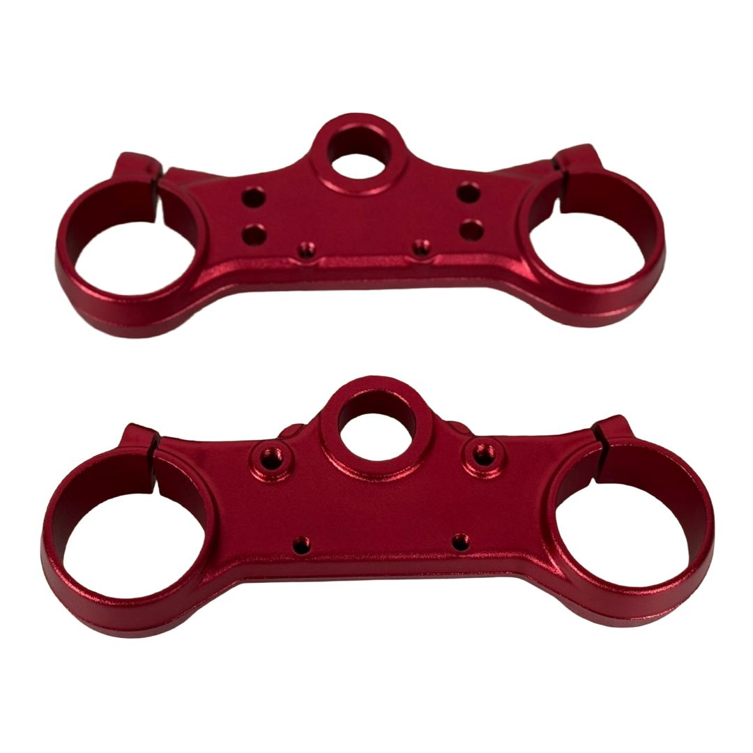 ETM RTR Anodized Triple Clamps with transparent background