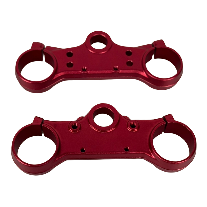 ETM RTR Anodized Triple Clamps with transparent background