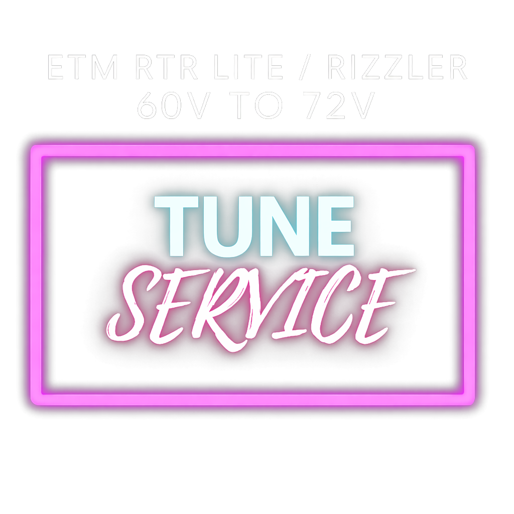 ETM RTR Lite and Rizzler 60V to 72V tune service graphic on a transparent background