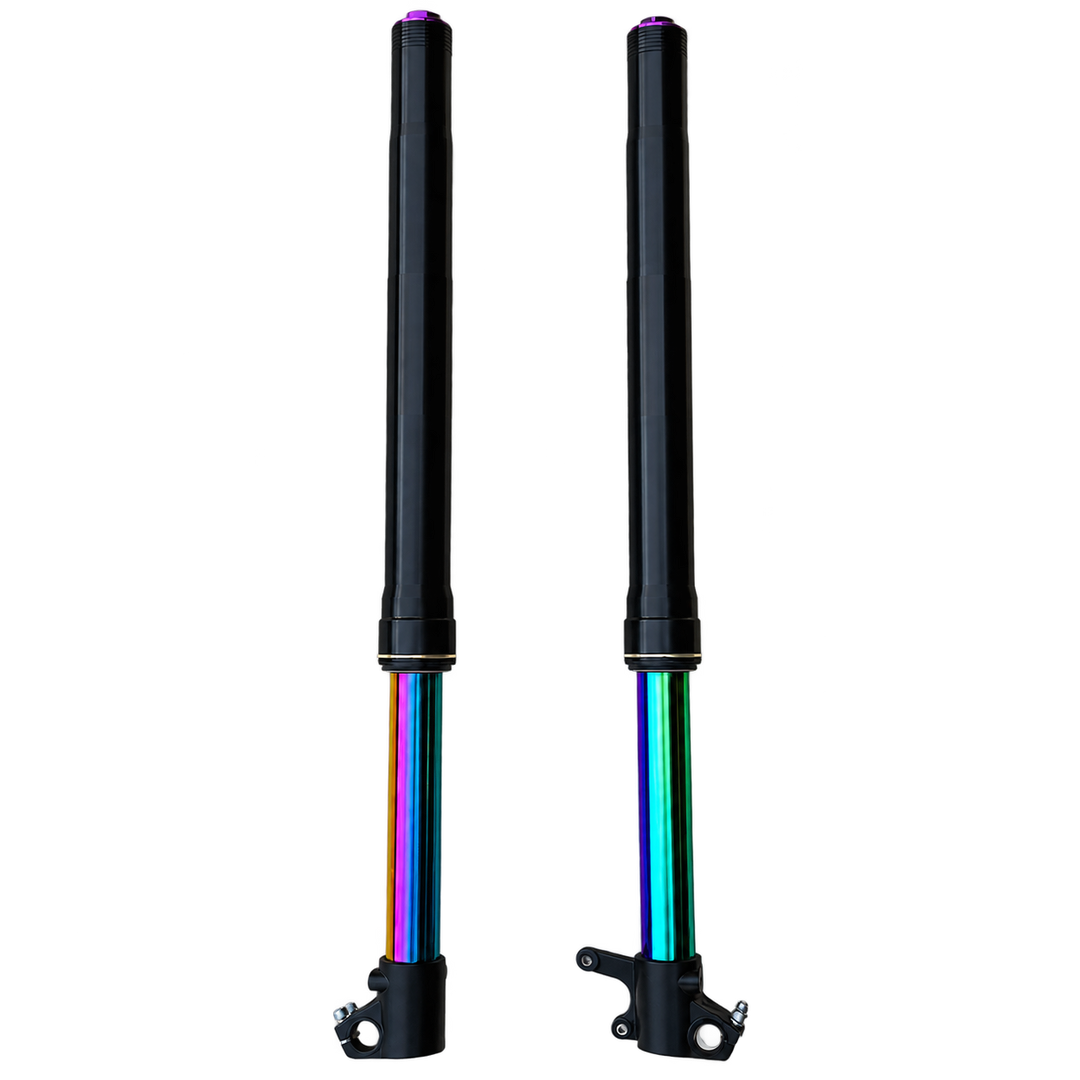 ETM RTR Oil Slick Forks isolated on a transparent background