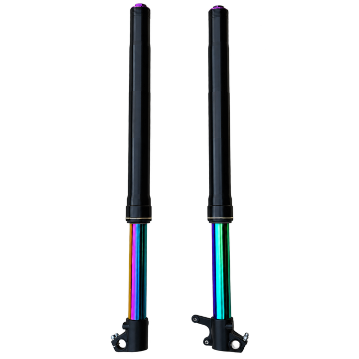 ETM RTR Oil Slick Forks isolated on a transparent background