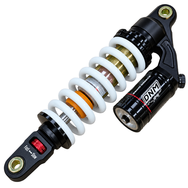 ETM RTR Reservoir Upgrade Shock OEM Ride Height isolated on a transparent background