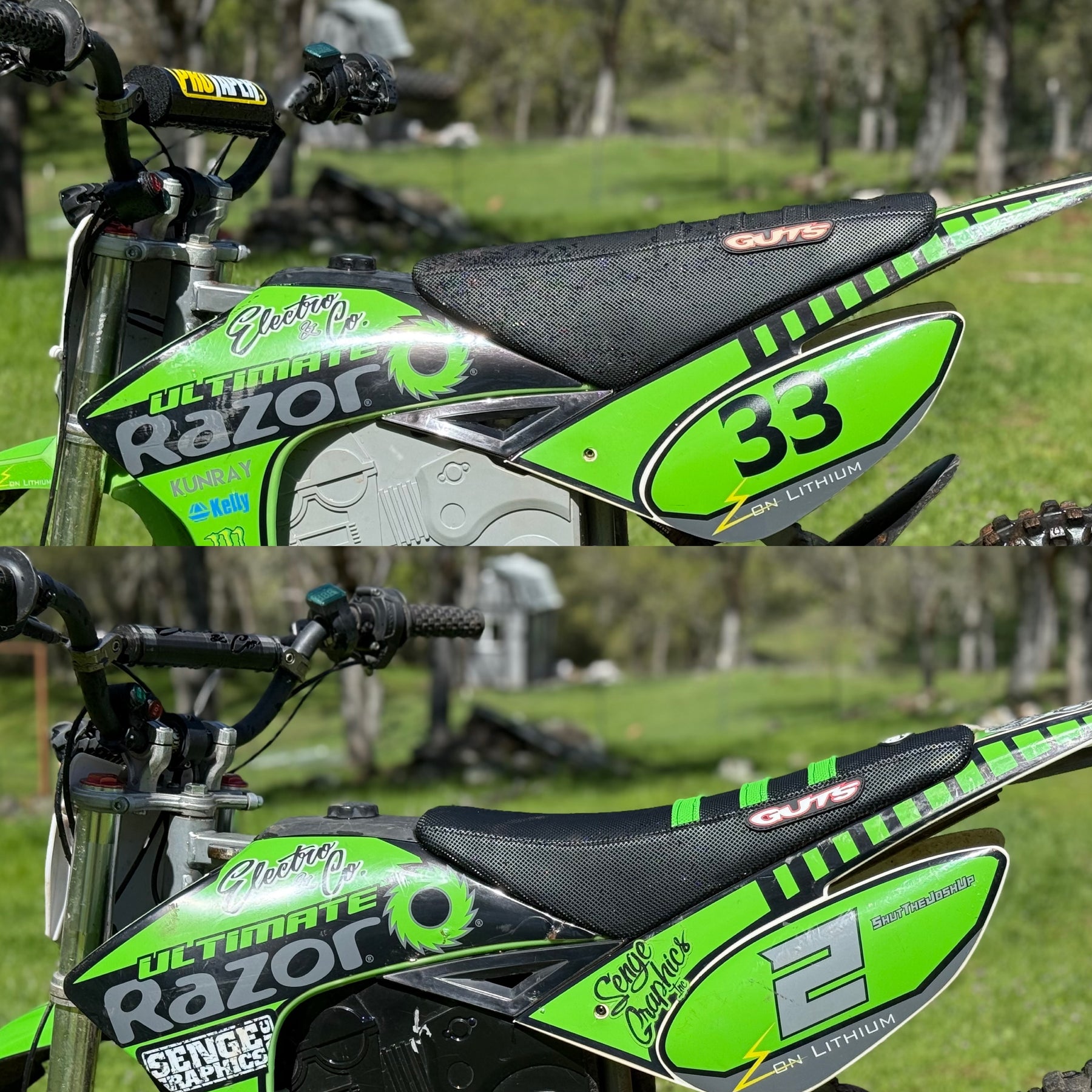 Yellow Razor Mx GUTS Seats for Razor MX/SX | Electro & Co – Electro & Company Inc.