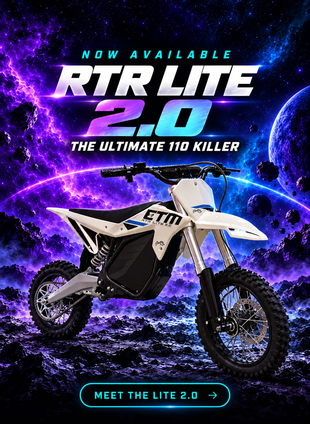 RTR Lite 2.0 — now available, the ultimate 110 killer. Meet the Lite 2.0.