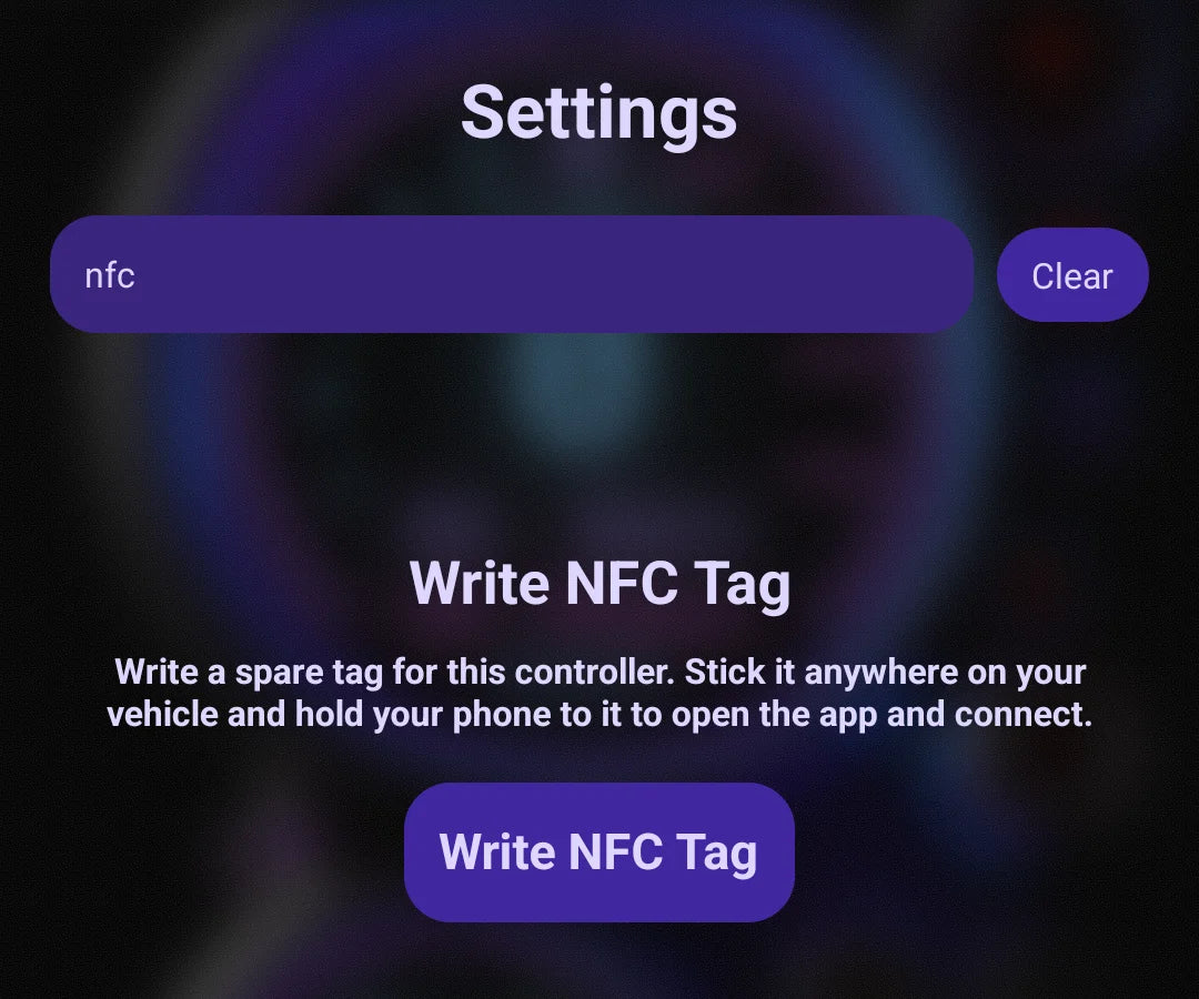TruMoto NFC tag setup